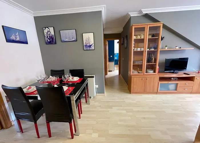 Atico Playa Silgar شقة *